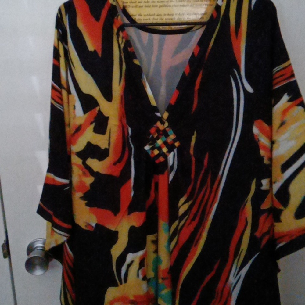 Floral Beach Cover Dress